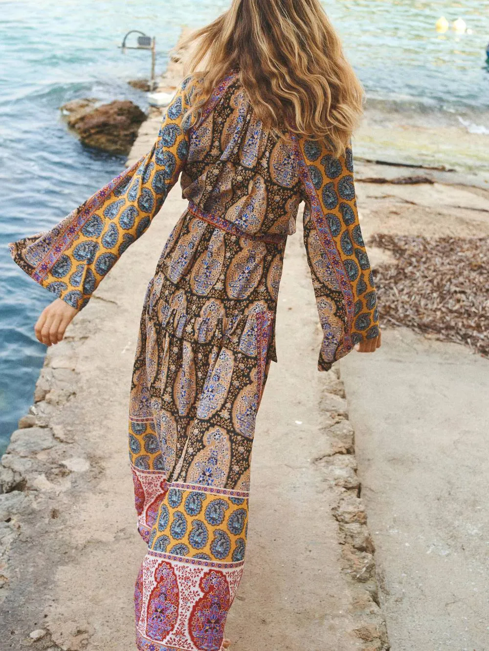 Unique Printed Maxi Dress