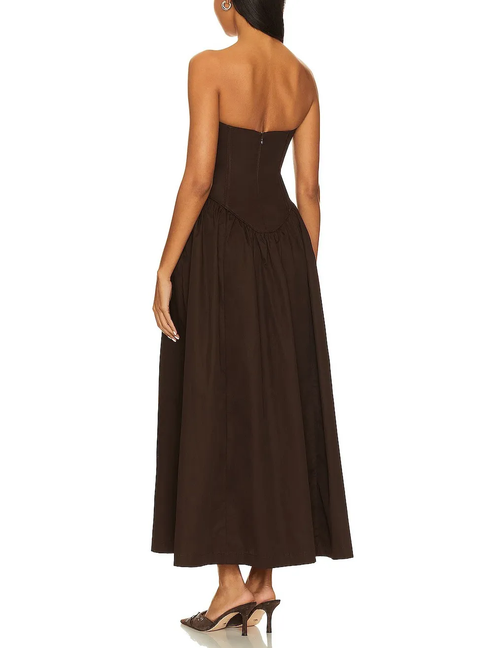 Elegant Sexy Off-the-shoulder Slit Midi Dress