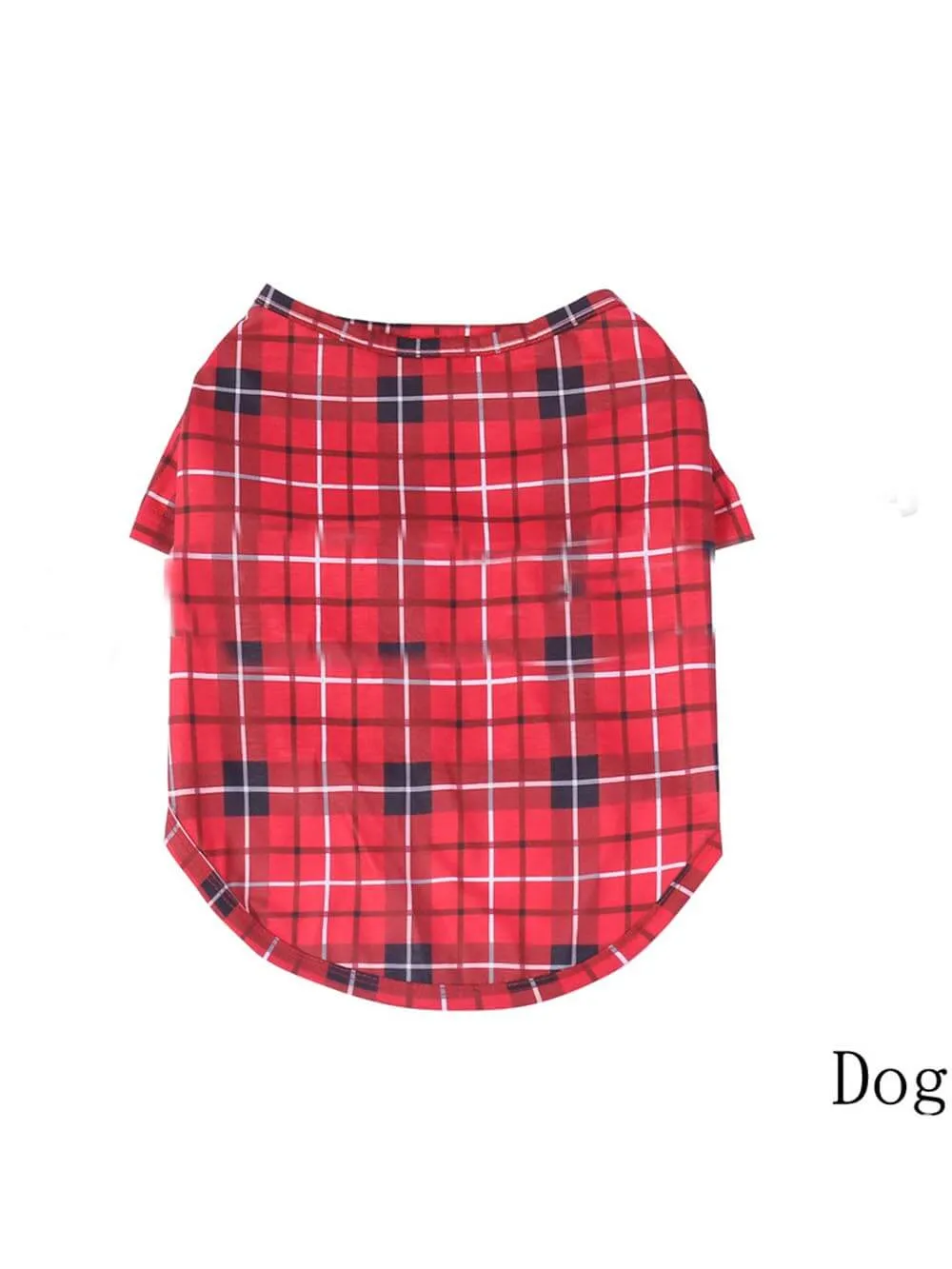 Christmas Plaid Print Parent-Child Pajamas Set