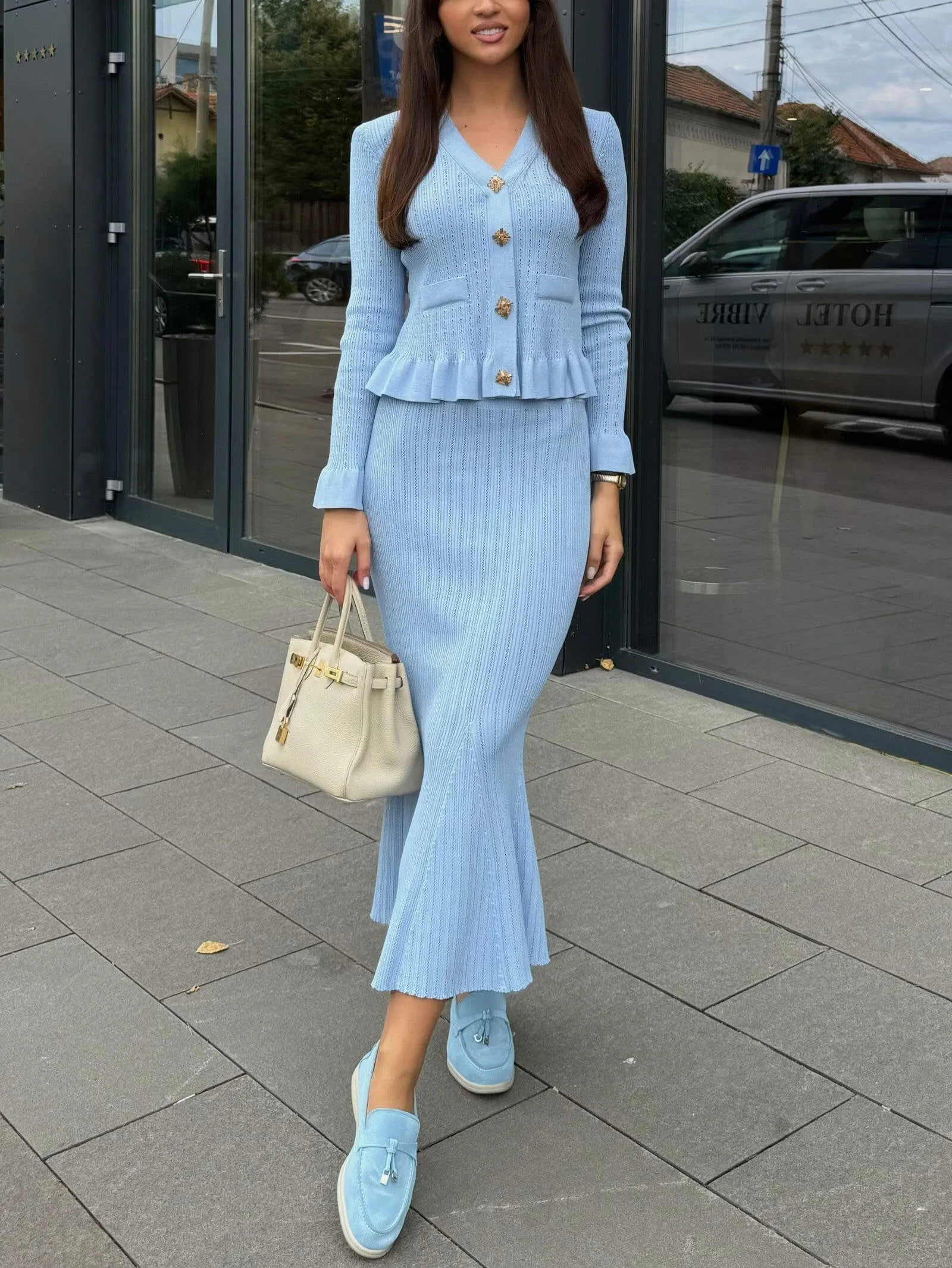 Exquisite Knitted Fishtail Skirt