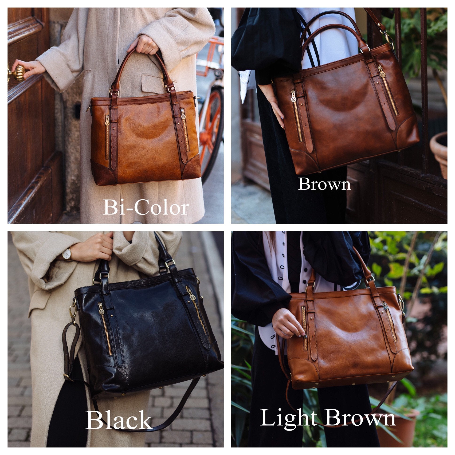 Handbag Elegant Woman Leather Bag
