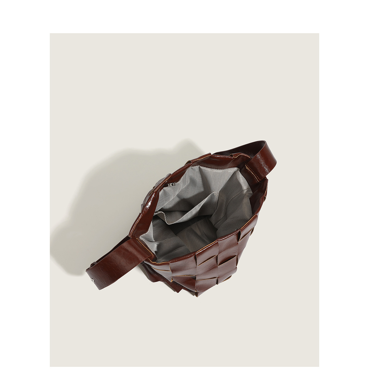 Large-capacity Grease Leather Shoulder Bag