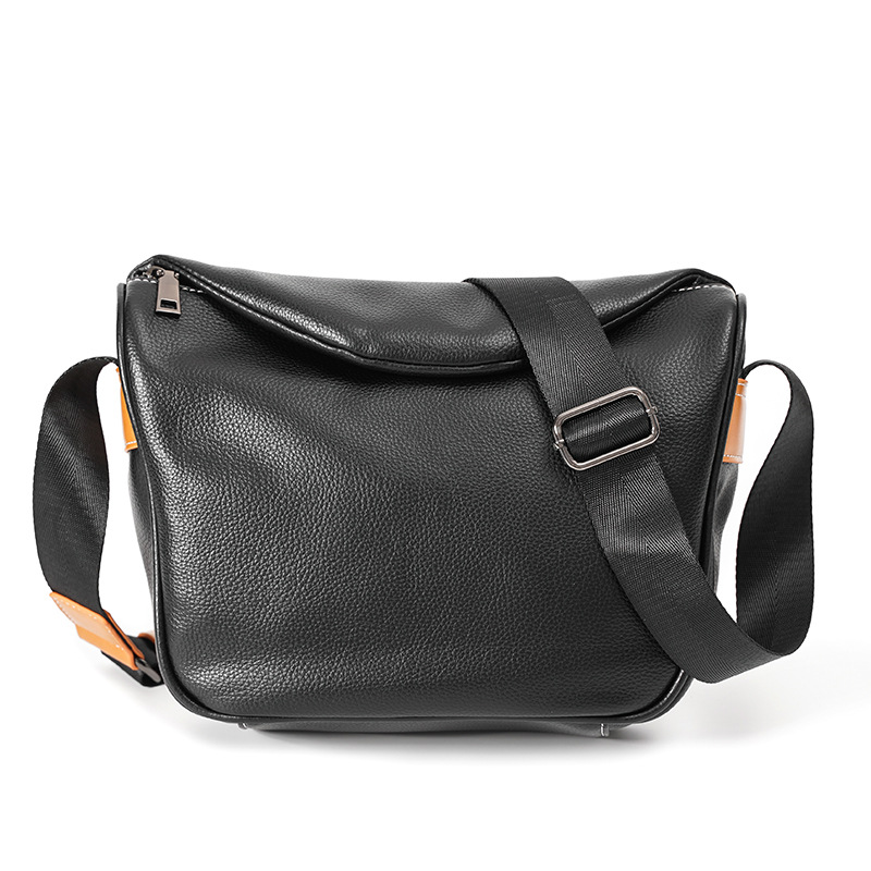 New Trendy Brand Youth Fashion Casual Men's Horizontal Small Square Messenger Bag