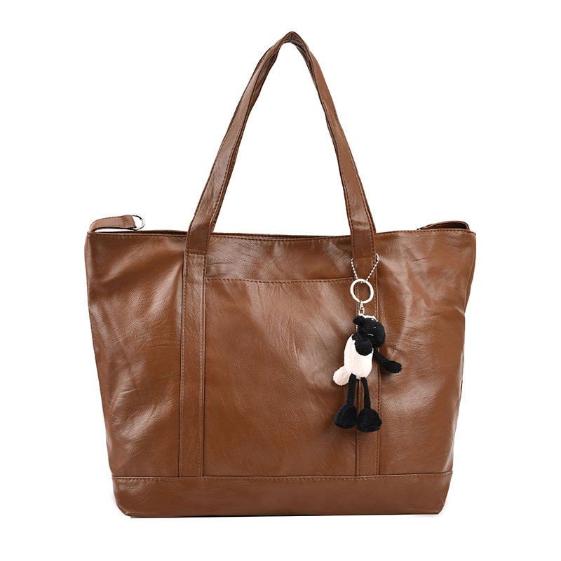 Retro Simple Tote Soft Leather